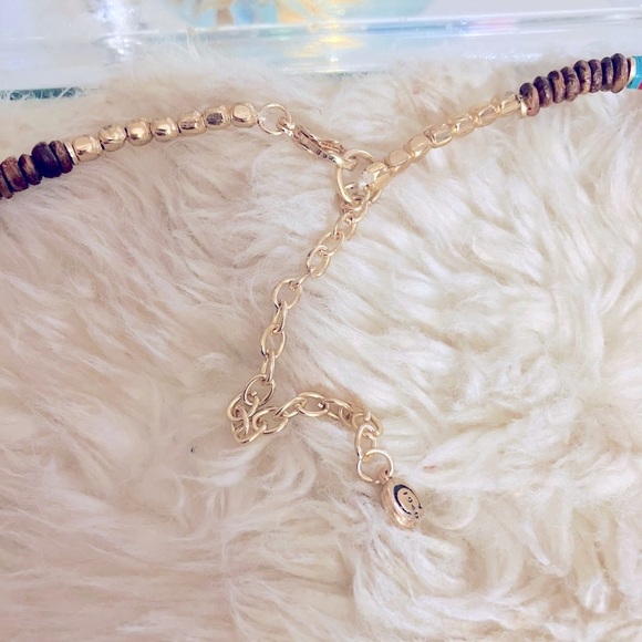 Signed C1946 Vintage Red Native American Style Seed Bead Necklace - Picture 5 of 7